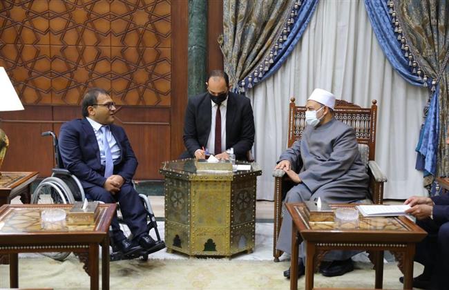 الإمام الأكبر يستقبل السفير النيبالي لدى القاهرة 