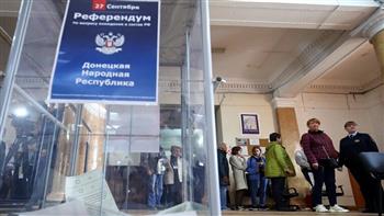   نتائج فرز 14.2% من أوراق الاقتراع بجمهورية دونيتسك الشعبية لصالح الانضمام