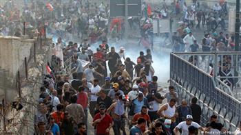   إصابة 133 شخصا جراء الاشتباكات بين المتظاهرين والأجهزة الأمنية في بغداد