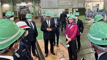   وزير النقل يزور احدي ورش شركة طوكيو مترو الخاصة بخط TOZ