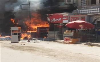 السيطرة على حريق داخل مطعم في الخارجة بالوادي الجديد