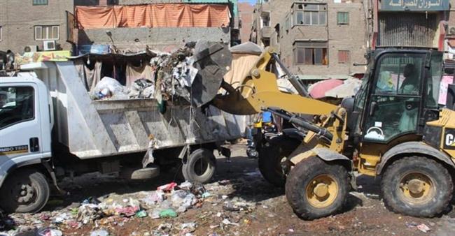 حملة نظافة في منطقة خدمات المساعيد بالعريش
