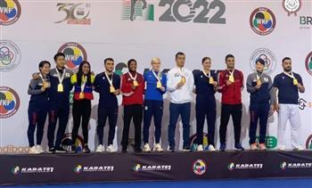 وزير الرياضة يشيد بنتائج المنتخب الوطني للكاراتيه ببطولة البريميرليج الدولية