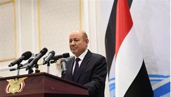   رئيس القيادة اليمني يدعو المجتمع الدولي لتحمل مسؤولياته إزاء انتهاكات الحوثيين