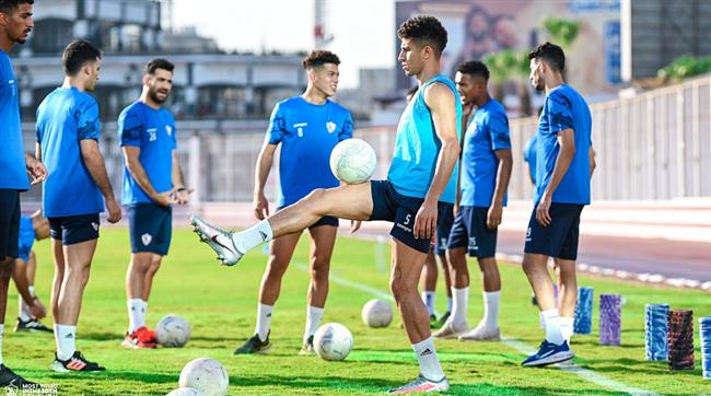 تدريبات تكتيكية في مران الزمالك استعدادًا لمواجهة الهلال