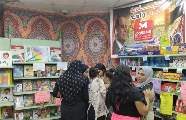 بالصور.. إقبال كثيف وإشادة بالتخفيضات بمعرض «كلنا واحد» بمسطرد