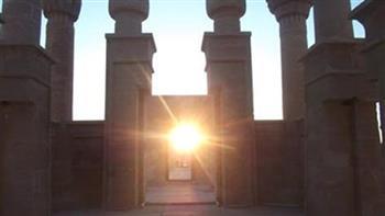 تعامد الشمس على معبد هيبس في الوادي الجديد