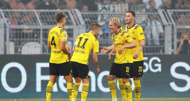 دورتموند يفتتح دور المجموعات بالفوز على كوبنهاجن بثلاثية نظيفة 