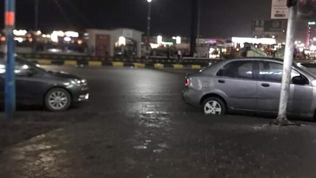 الأمطار تباغت المصطافين بشوارع وكورنيش الإسكندرية 