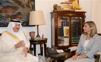   وزيرة الثقافة تلتقي سفير السعودية بالقاهرة لبحث تكثيف التعاون الثقافي