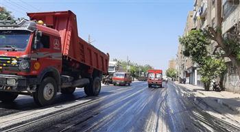 سوهاج: رصف منطقة حوض التلاتين وكورنيش ترعة نجع حمادي بحي غرب 