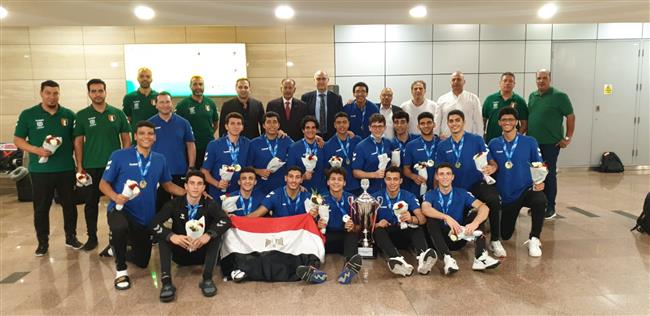 وزارة الشباب والرياضة تستقبل بعثة منتخب اليد للناشئين 