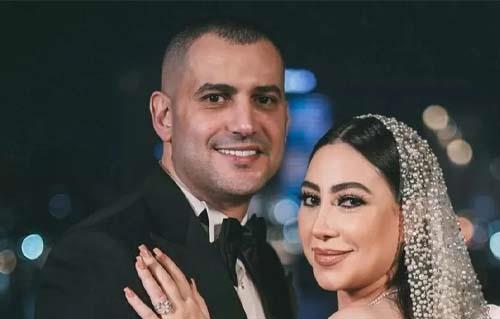 حقيقة انفصال بوسي وهشام ربيع بعد 100 يوم زواج 