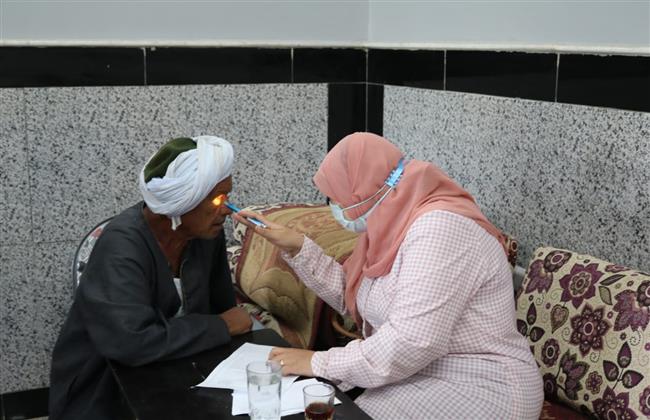 الكشف على 562 حالة وندوات توعوية بقافلة فى جنوب الوادى