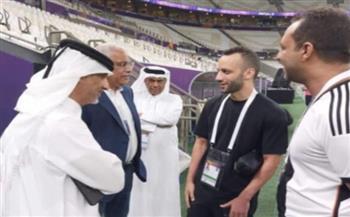رئيس الاتحاد القطري يرحب ببعثة الزمالك