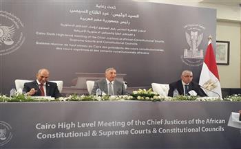 المحكمة الدستورية تعلن وضع آلية لتبادل الخبرات والتواصل مع رؤساء المحاكم الأفريقية طوال العام