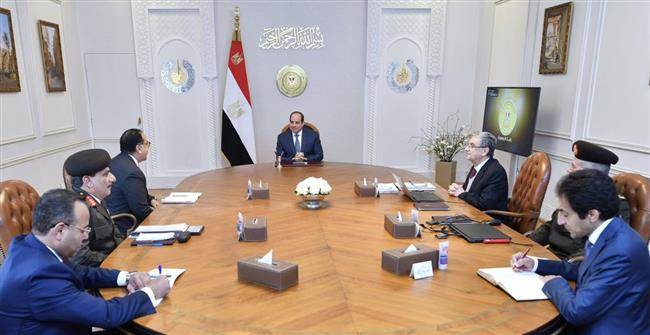 الرئيس السيسي يوجه بتوفير الموارد المالية للتغذية الكهربائية لمشروعات استصلاح الأراضي