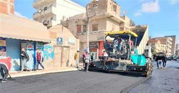 رصف شارع التحرير بالدلنجات بطول 900 متر بتكلفة 4 مليون و 960 ألف جنية