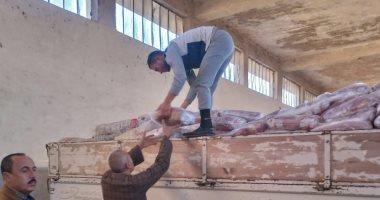 ضبط 12 طنا من المواد الغذائية المدعمة في حملة رقابية بالمنيا