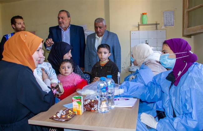 تقديم الرعاية الصحية لـ1286  حالة  بقافلة جامعة طنطا بمركز المحلة