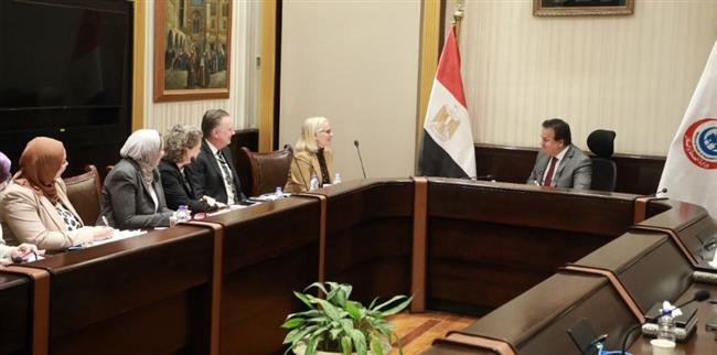 وزير الصحة يستقبل مدير الوكالة الأمريكية للتنمية الدولية في مصر لبحث التعاون المشترك