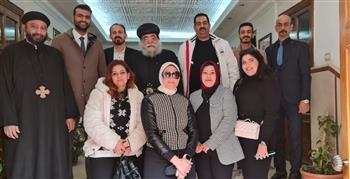 أمانة المواطنة بحزب العدل تهنئ أقباط الإسماعيلية بعيد الميلاد 