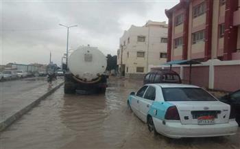 أمطار غزيرة على البحيرة وكفرالشيخ ورفع درجة الاستعداد لمواجهة سوء الطقس