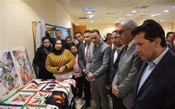 وزير الرياضة ورئيس الهيئة العربية للتصنيع يتفقدان المدينة الشبابية بالأقصر