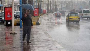 أمطار متفاوتة الشدة تضرب الإسكندرية