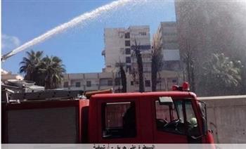 حريق في 3 محلات بمنطقة السوق بكوم أمبو