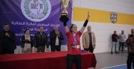 الخطيب يهنئ لاعبات الأهلي للكرة الطائرة ببطولة السوبر