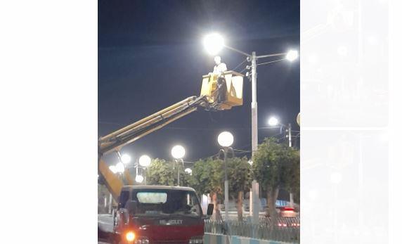 محافظ أسيوط يوجه برفع كفاءة الإنارة العامة في القرى والمراكز 