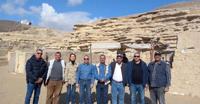 زيارة المدير الإقليمي لليونسكو لمنطقة آثار سقارة
