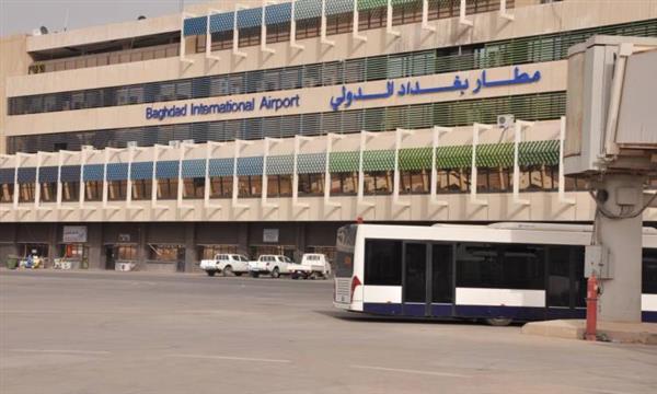 مطار بغداد يعلن توقف حركة الملاحة بسبب الطقس السيئ