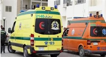 3 مصابين في تصادم سيارة إسعاف وتوك توك بالبحيرة