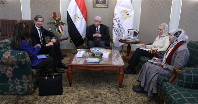 وزير التعليم العالي يستقبل ممثل برنامج الأمم المتحدة الإنمائي في مصر