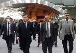   وزير خارجية الصين يزور المتحف القومي للحضارة بالفسطاط