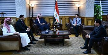 وزير الرياضة يلتقي رئيس الإتحاد العربي والقطري الرياضي للشرطة والعربي للجودو
