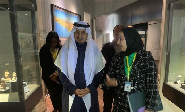 القنصل السعودي يزور مكتبة الإسكندرية 