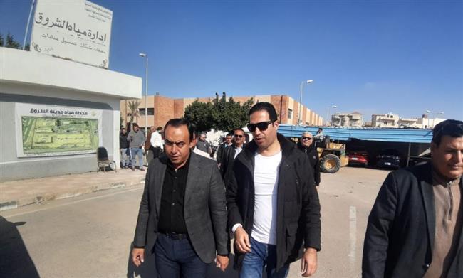رئيس جهاز الشروق يعلن عن تشغيل خزان إستراتيجى لتأمين حصة مياه الشرب بالمدينة 