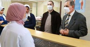    محافظ كفر الشيخ يتفقد أقسام مستشفى بلطيم النموذجي