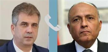 اتصال هاتفي بين وزيري خارجية مصر وإسرائيل