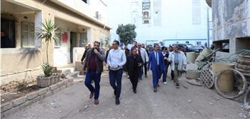 رئيس مياه أسيوط يتابع الإنشائية النهائية بالمعمل المركزي بمحطة مياه الهلالى 