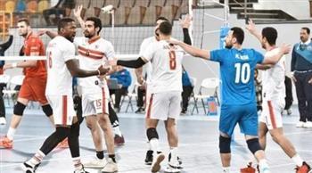 رجال طائرة الزمالك يفوز على الطيران في الدوري الممتاز