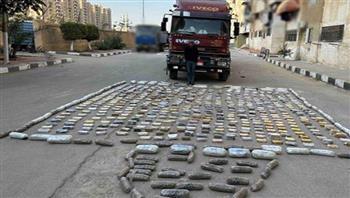 إحباط محاولة تهريب كميات كبيرة من المخدرات بالسويس قيمتها 26 مليون جنيه 
