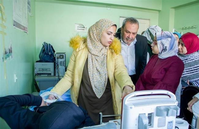 لدعم«حياة كريمة».. تقديم الرعاية الصحية لـ 1470 حالة بقافلة جامعة طنطا بمركز بسيون