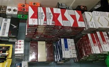 ضبط 2421 عبوة سجائر مهربة في حملات تموينية مكبرة