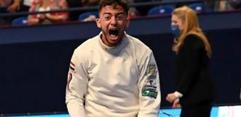 محمد السيد يحرز ذهبية كأس العالم لسلاح سيف المبارزة
