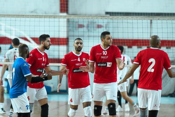 رجال طائرة الأهلي يواجه الاتحاد السكندري في بطولة الدوري