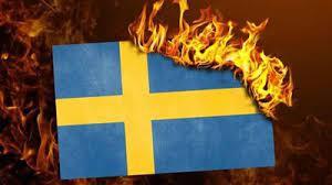   ردا على حرق المصحف.. مواطنون أتراك يضرمون النيران في علم السويد